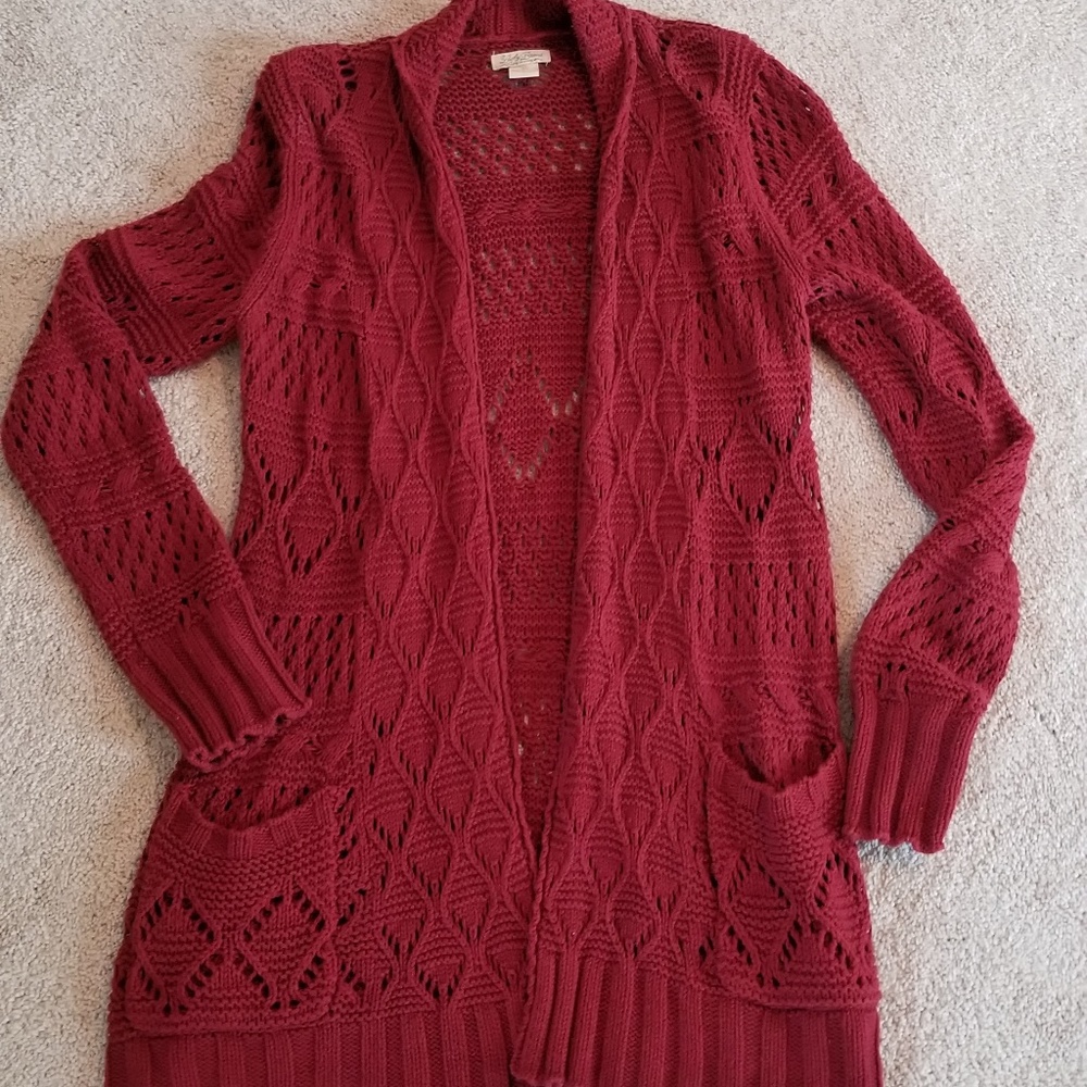 Lucky Brand crochet sweater - open to offers!!